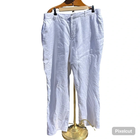 Lauren Ralph Lauren Pants - LAUREN RALPH LAUREN ~ White linen lined pants